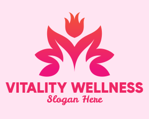 Lotus Flower Spa & Wellness logo design