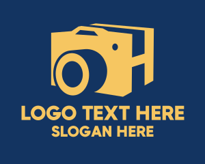 Instagram - Photographer Film Camera logo design