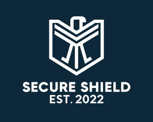 Eagle Security Shield logo design