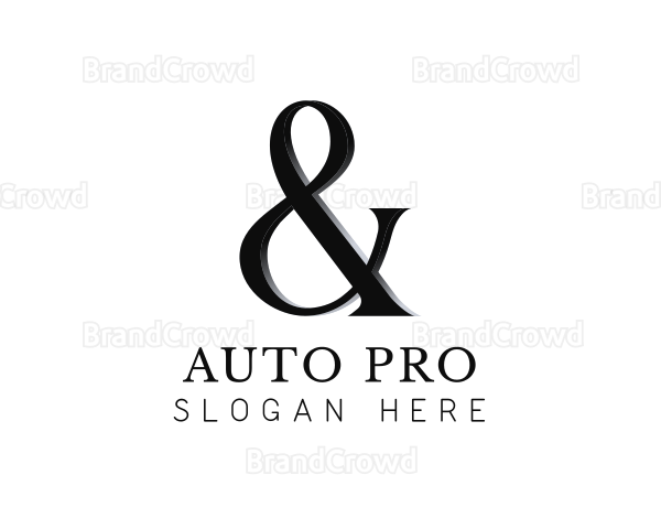 Classic Serif Ampersand Logo