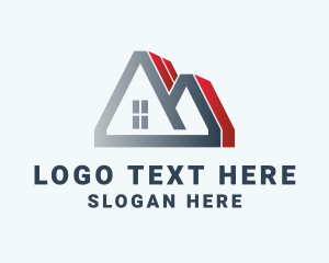 Architectural House Roof logo design