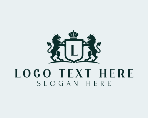 Heraldry - Upscale Fashion Shield logo design