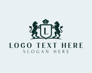 Royal - Upscale Fashion Shield logo design