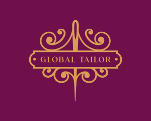 Needle Tailor Sewing logo design