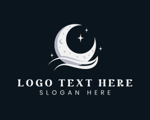 Heaven - Lunar Moon Star logo design