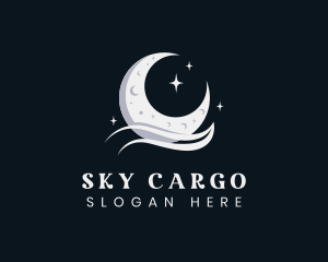 Lunar Moon Star logo design