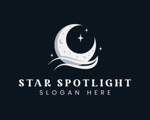 Lunar Moon Star logo design