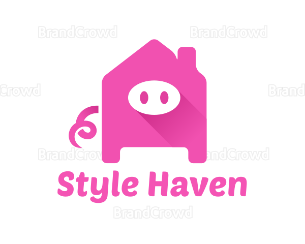 Pink Pig House Logo