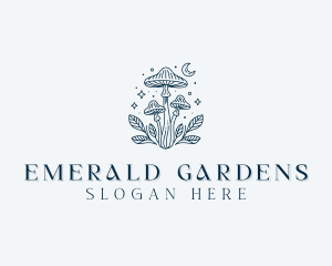 Herbal Mushroom Garden logo design