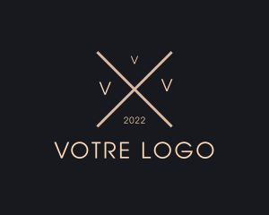 Modern Minimalist Fashion Trendy logo design