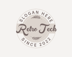 Retro Hipster Brand  logo design