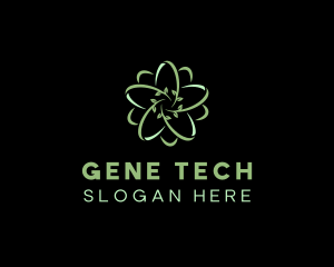 Genetics - Biotech Leaves Genetics logo design