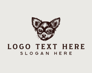 Dog Puppy Chihuahua logo design