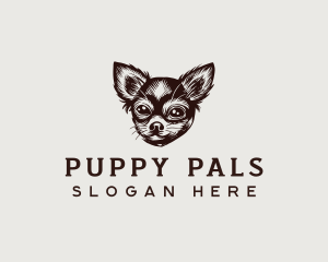 Dog Puppy Chihuahua logo design