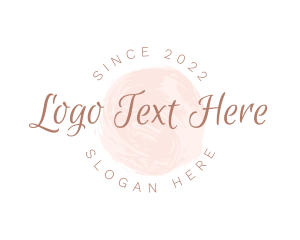 Watercolor - Round Watercolor Business logo design