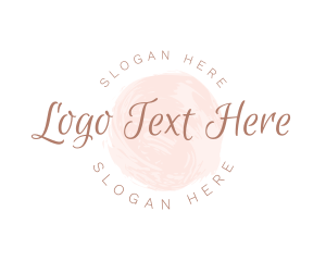 Round Watercolor Business Logo