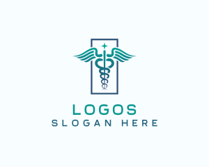 Health - Caduceus Medical Healthcare logo design