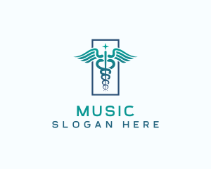 Pharmacy - Caduceus Medical Healthcare logo design