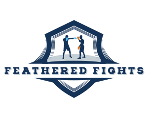 Boxing Athlete Tournament logo design