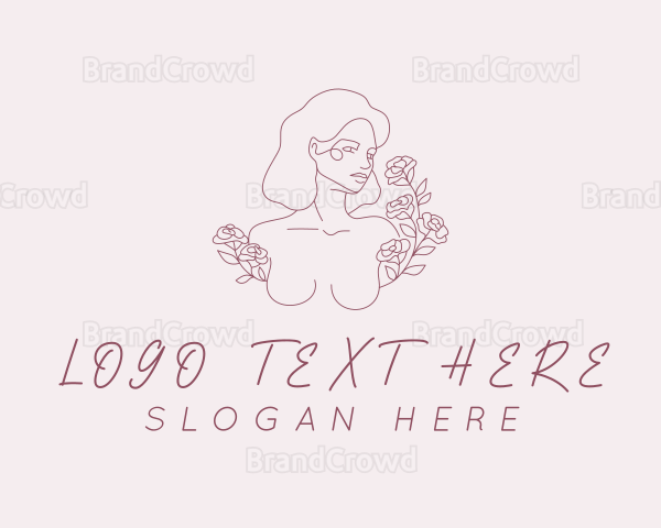 Naked Female Roses Logo