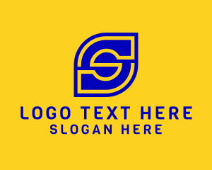 Digital Technology Letter S  Logo