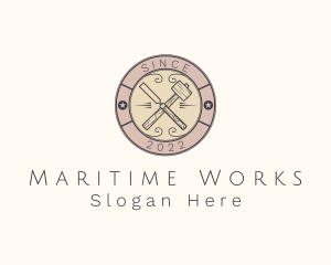 Woodworking Sculpting Tools logo design