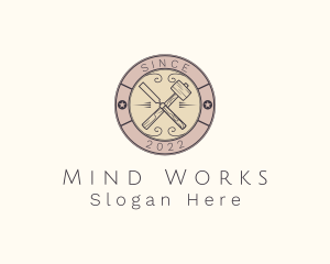 Woodworking Sculpting Tools logo design