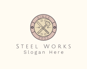 Woodworking Sculpting Tools logo design