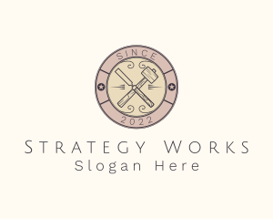 Woodworking Sculpting Tools logo design