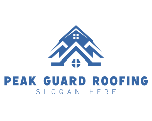 Roofing Home Builder logo design