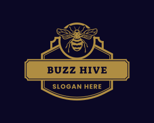 Bee Bumblebee Insect logo design