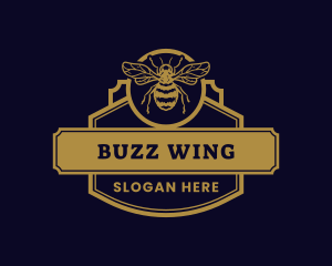 Bee Bumblebee Insect logo design