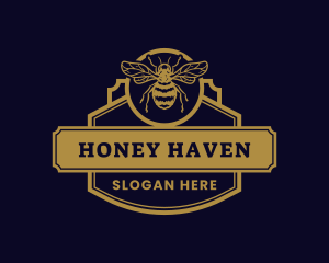 Bee Bumblebee Insect logo design