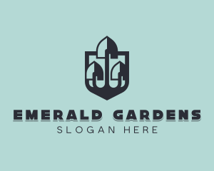 Shovel Lawn Landscaping logo design