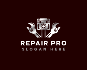 Engine Wrench Repair logo design