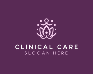 Floral Clinic Therapy logo design