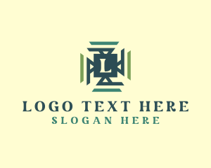 Craft - Geometric Tile Letter logo design