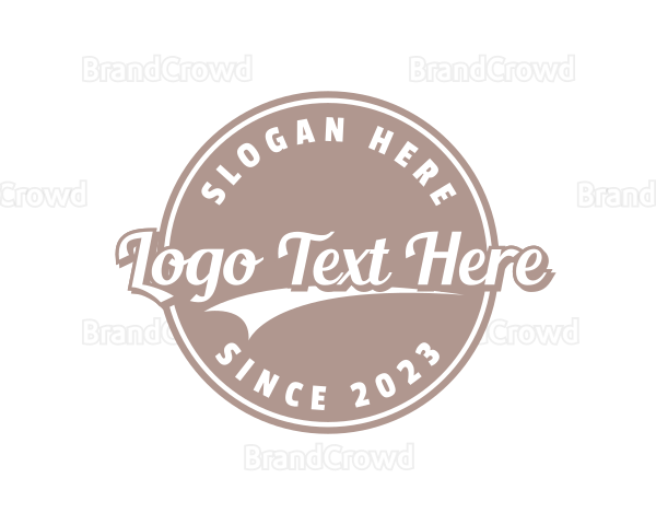 SImple Stylish Badge Logo