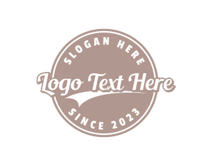 Stylish - SImple Stylish Badge logo design