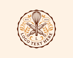 Bake Whisk Bakery Logo