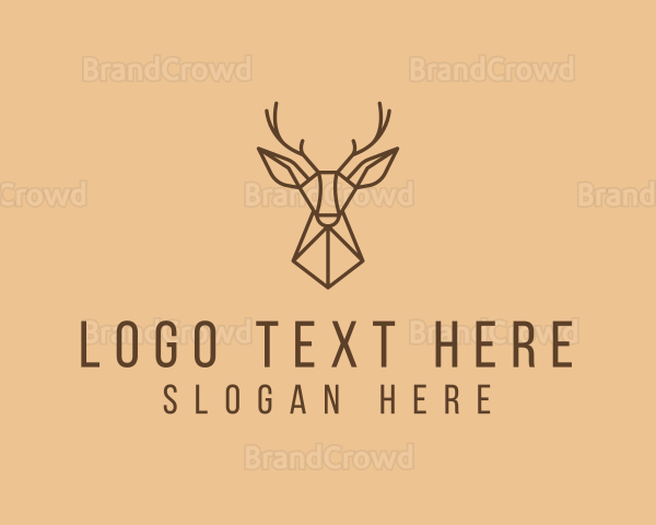 Wild Reindeer Antler Logo