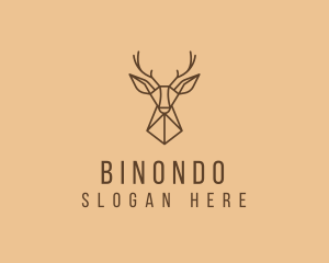 Wild Reindeer Antler Logo