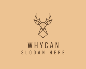 Wild Reindeer Antler Logo