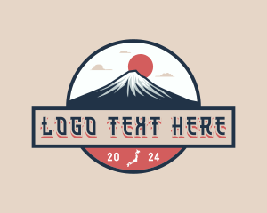 Map - Mount Fuji Japan logo design