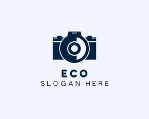 Photo Booth - DSLR Camera Lens logo design