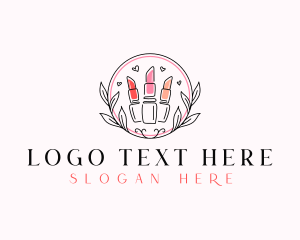 Lipstick - Makeup Lipstick Salon logo design