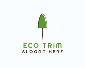 Eco Push Pin  logo design