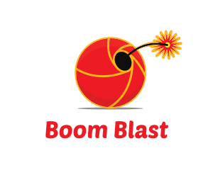 Explosive - Camera Shutter Bomb logo design