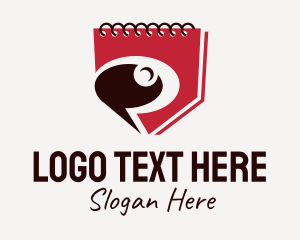 Social App - Social Notepad Chat logo design