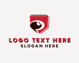 Note - Social Notepad Chat logo design